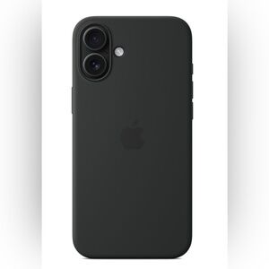 Apple iPhone 16 Plus Silicone Case, MagSafe, Black, NWT